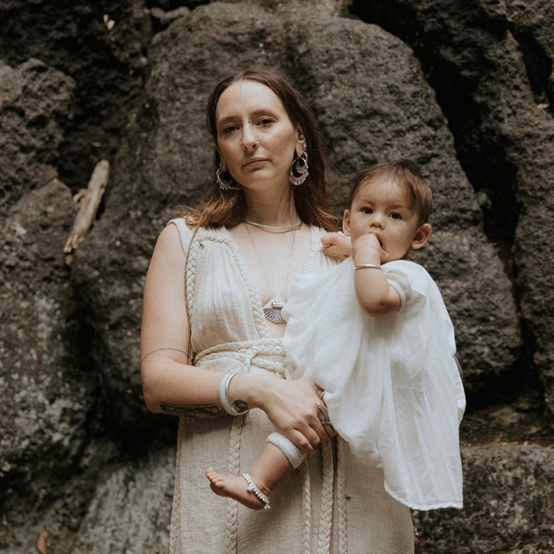 Birth | Bracelet de cheville - NOIR KĀLA