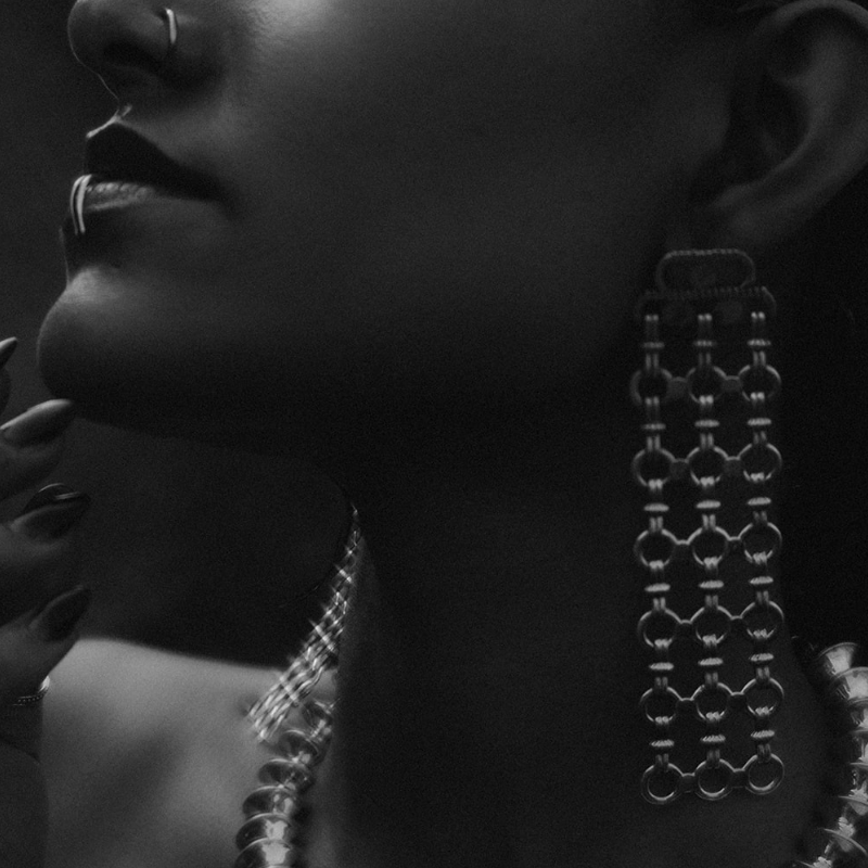 Interwoven Metal | Boucles d'oreilles - Laiton