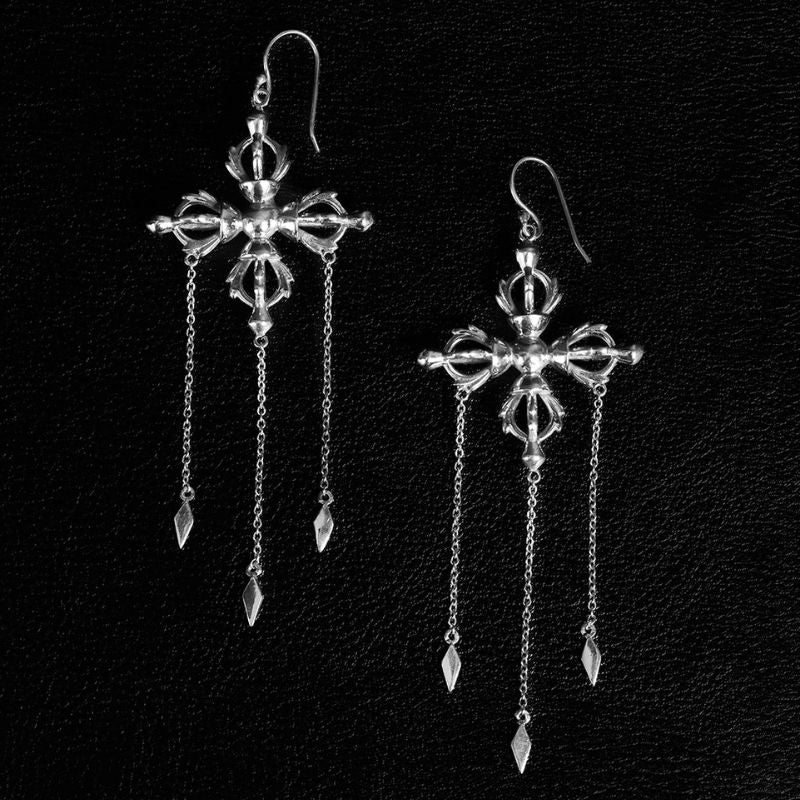 Double-Vajra | Dangle Earrings