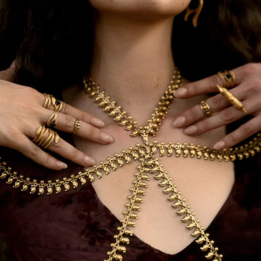 Temptation | Serpent Ring - Brass