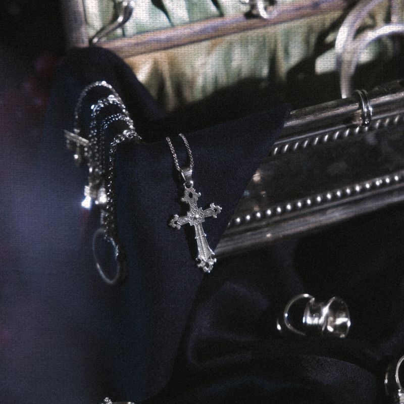 Medieval Cross | Collier pendentif - Argent 925