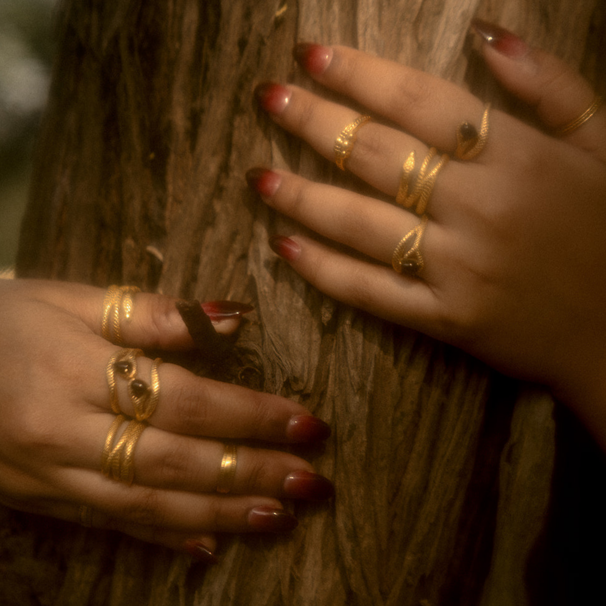 Serpentine | Serpent Ring - Brass