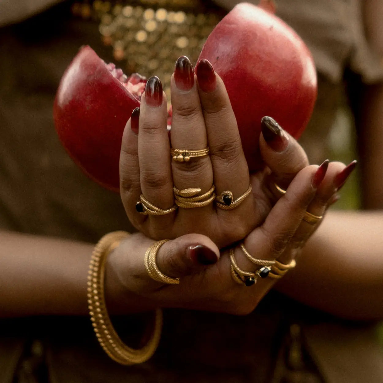 Serpentine | Serpent Ring - Brass