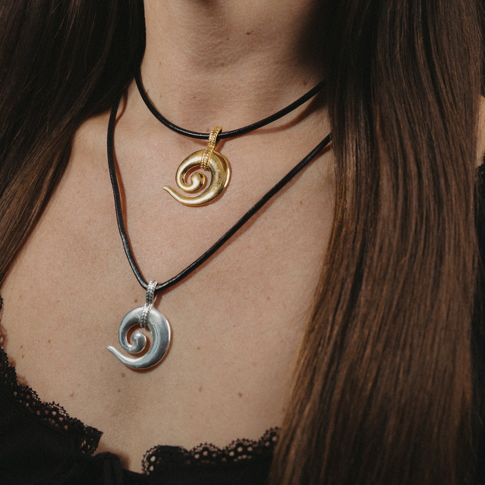 Spirale | Collier Pendentif - Argent 925