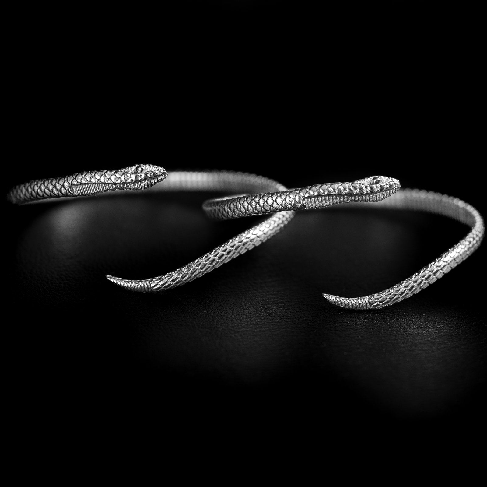 Serpentine | Bracelet Serpent - Argent 925