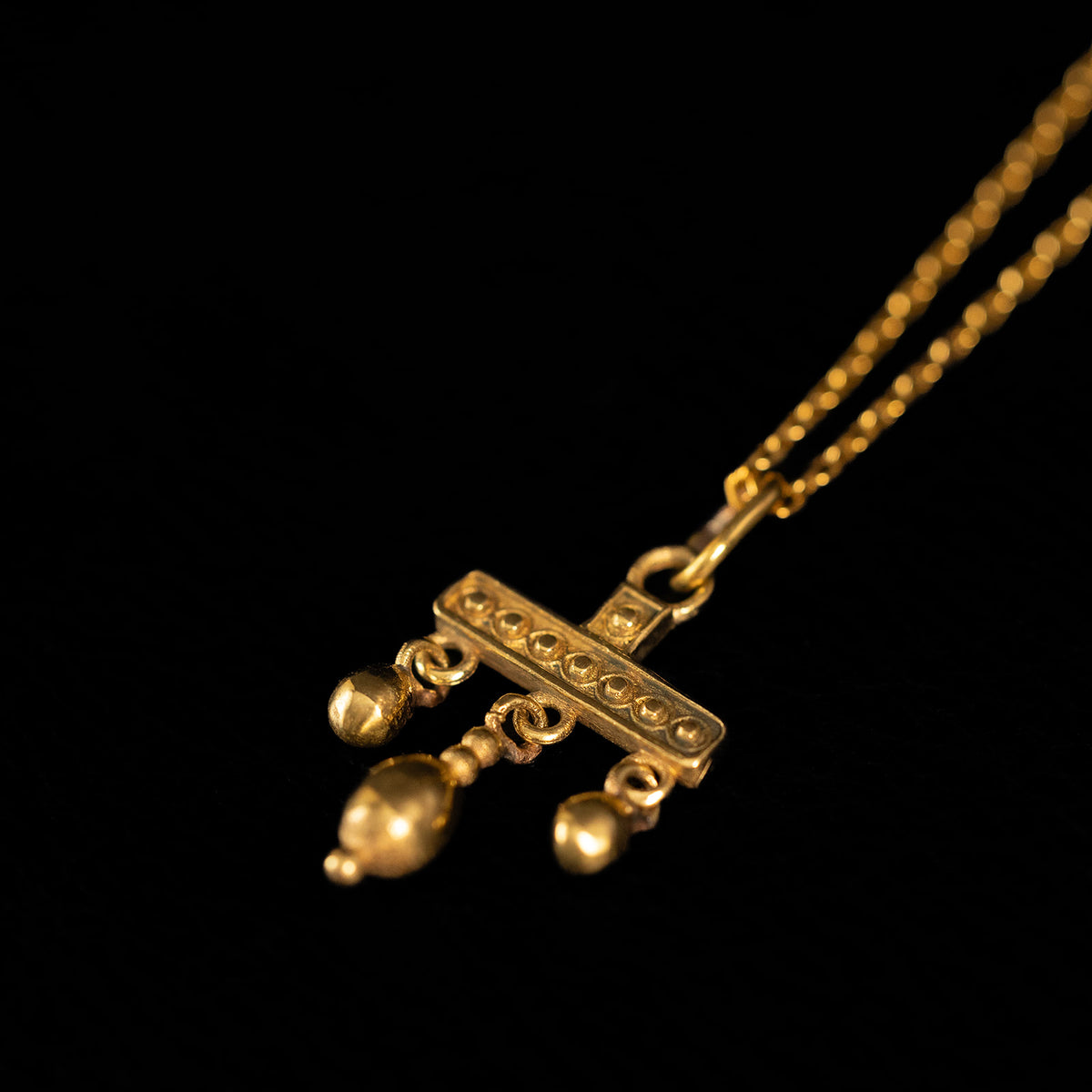 Evenness | Pendant Necklace - Brass