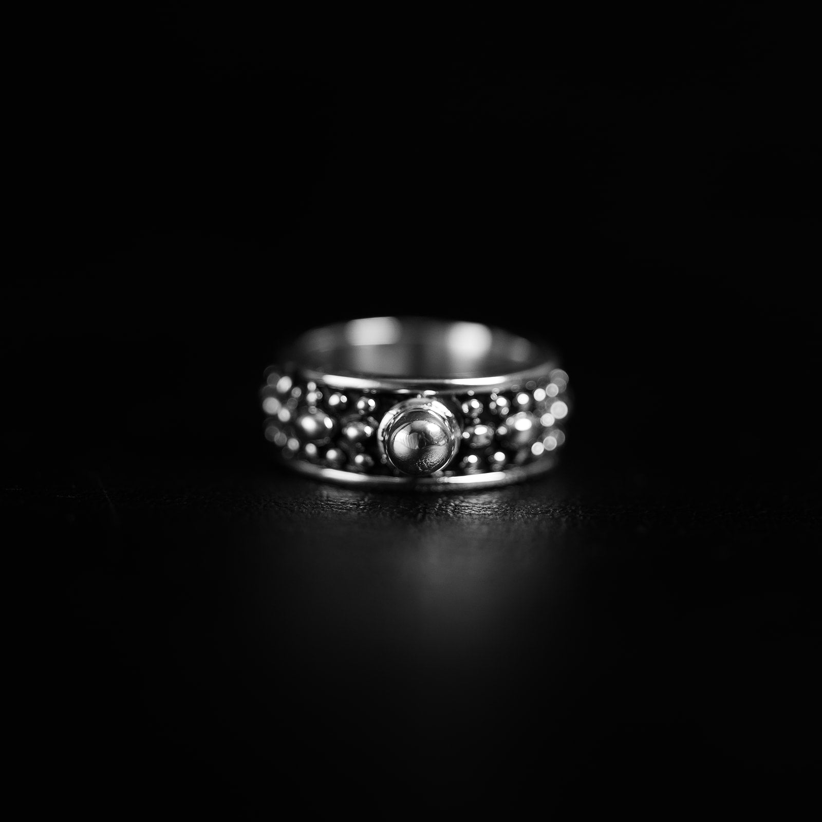 Beaded Edge | Bague - Argent 925
