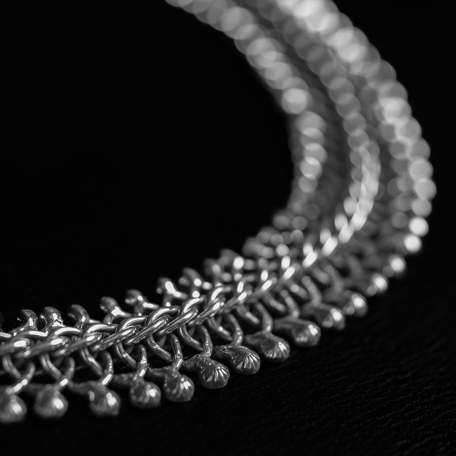 Interwoven Metal | Collier - Argent 925