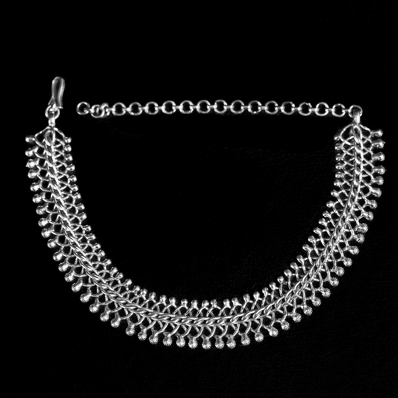 Interwoven Metal | Collier - Argent 925