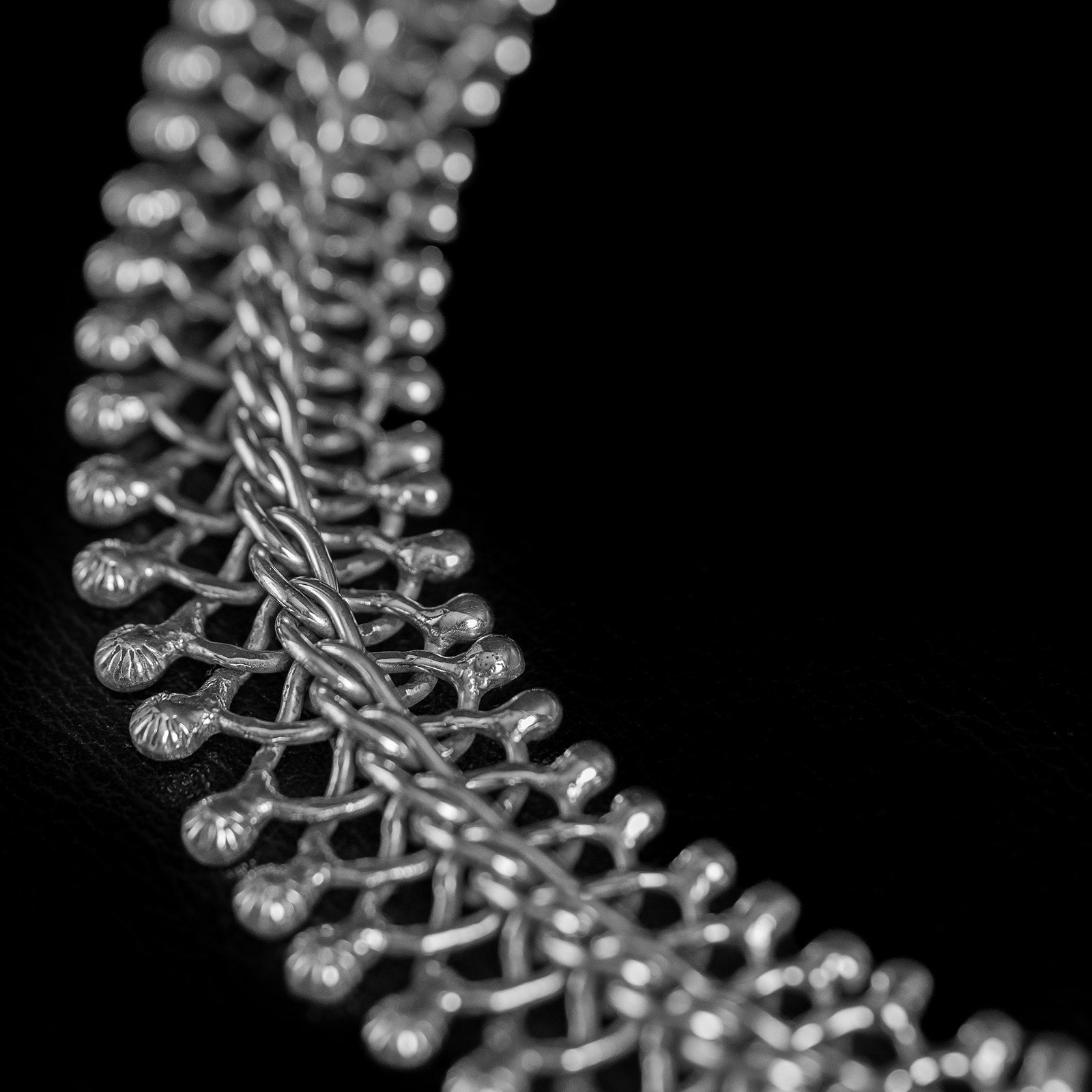 Interwoven Metal | Collier - Argent 925