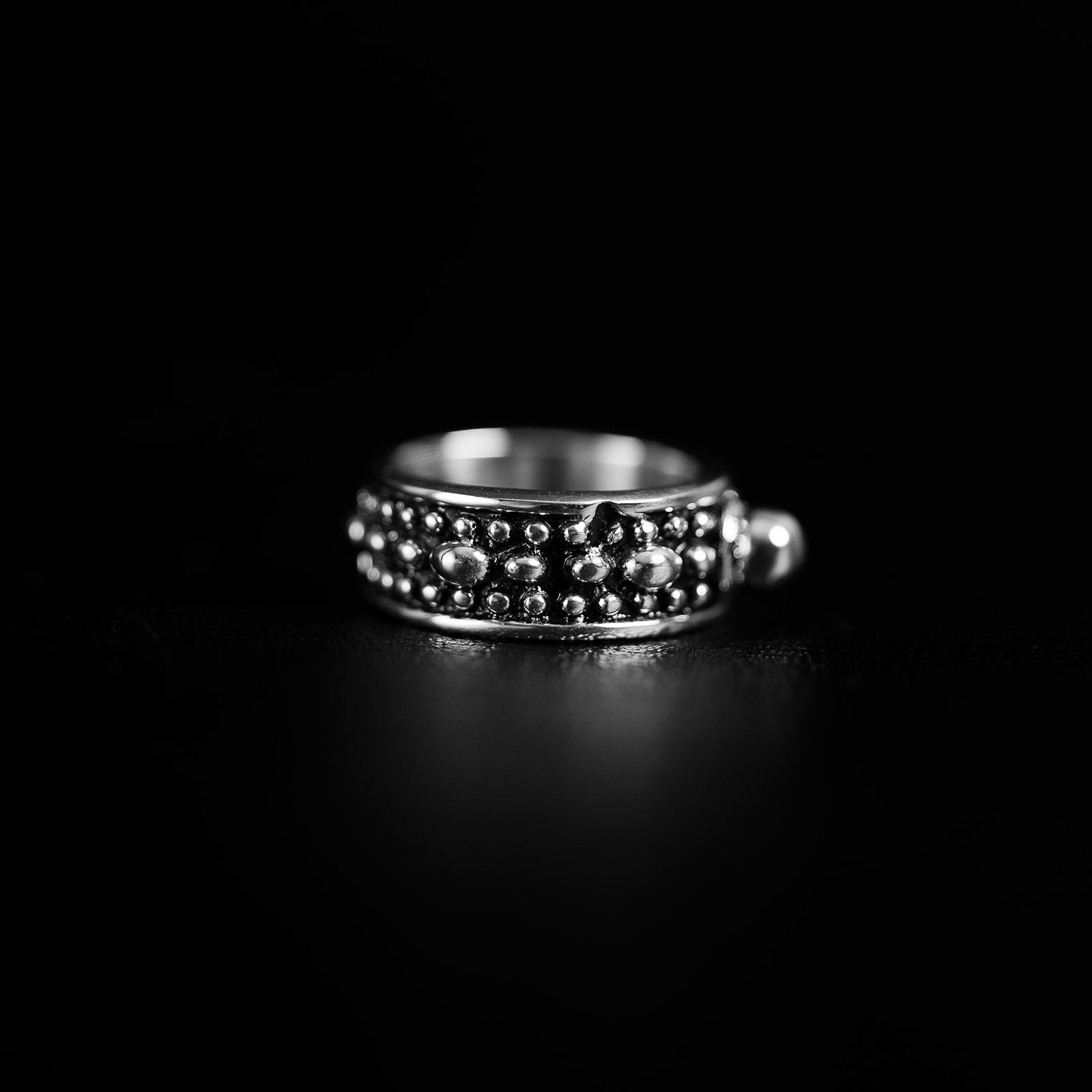 Beaded Edge | Bague - Argent 925