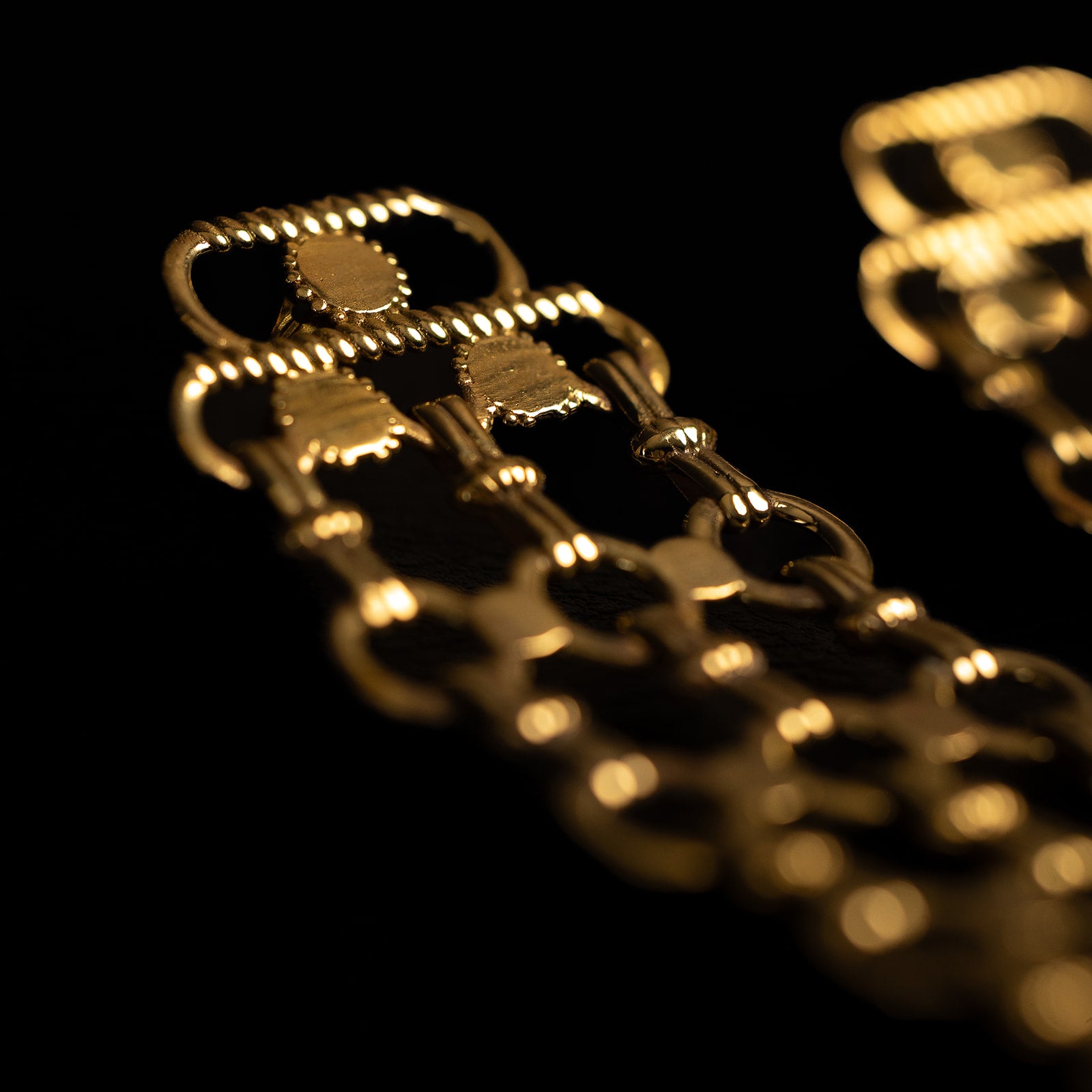 Interwoven Metal | Boucles d'oreilles - Laiton