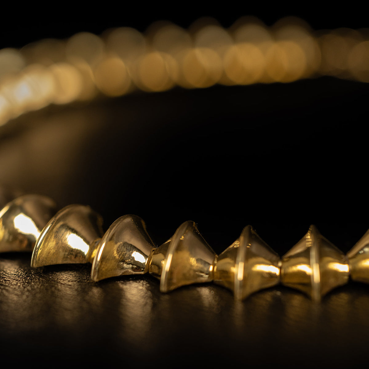 Reptilian | Necklace - Brass