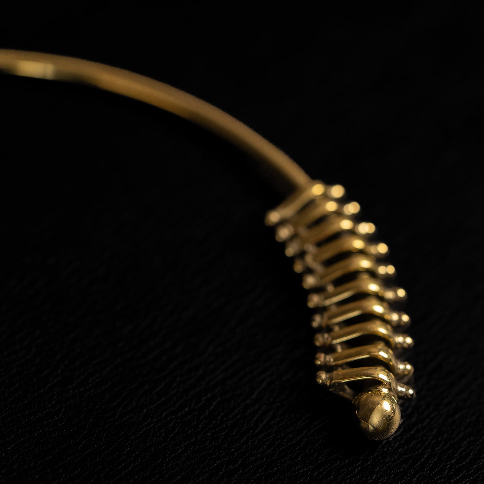 Spine Torque | Collier - Laiton