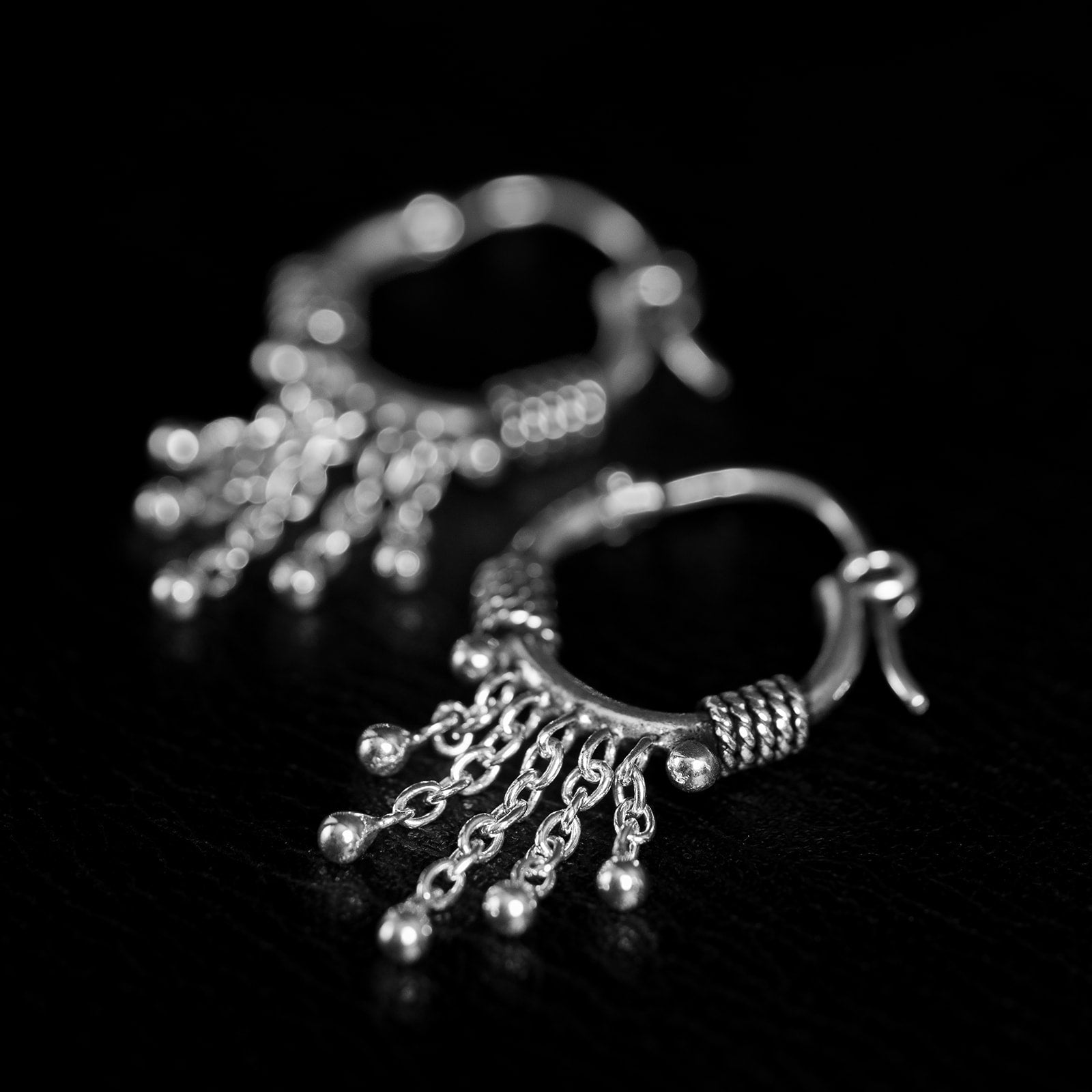 Charm | Hoop Earrings – 925 Silver