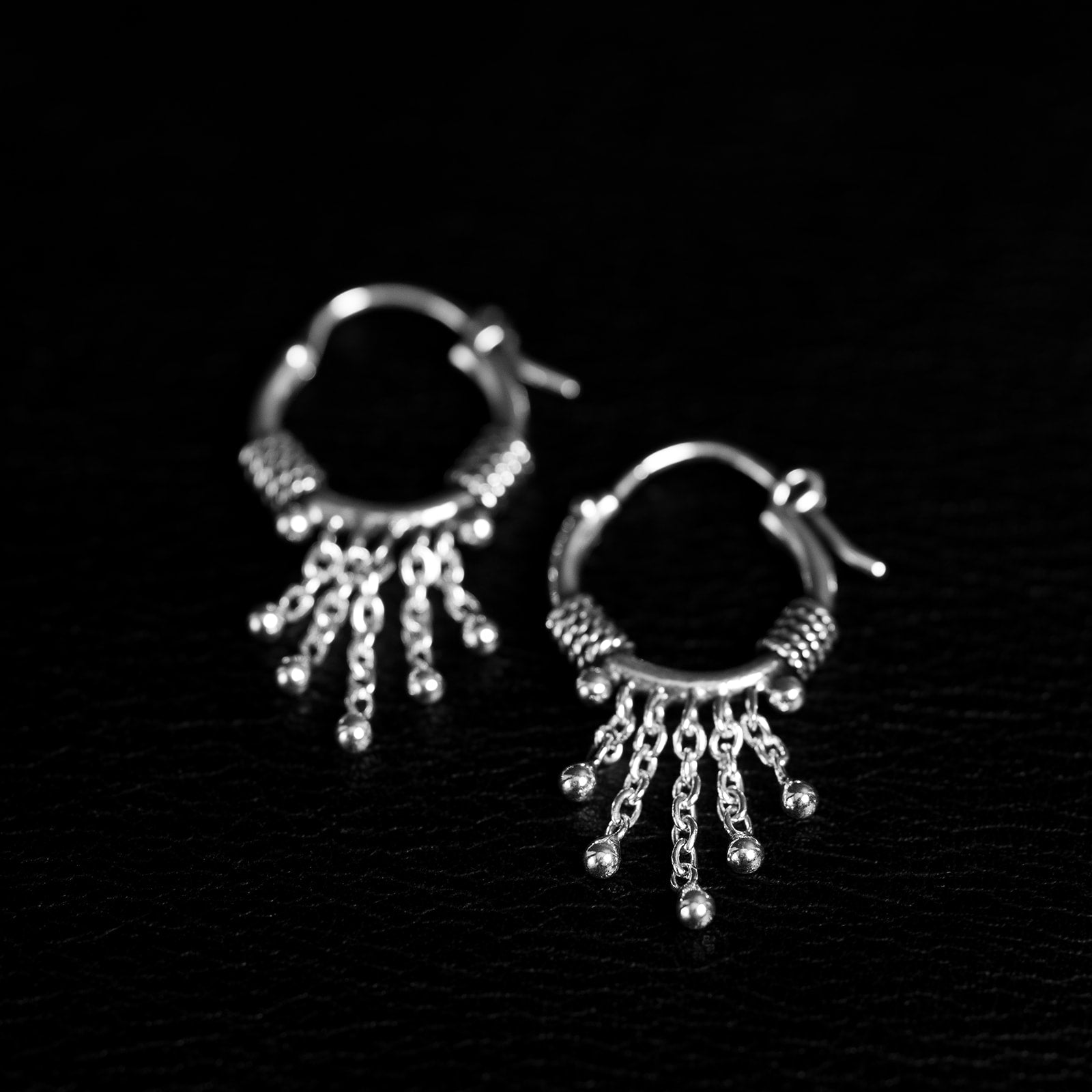 Charm | Hoop Earrings – 925 Silver