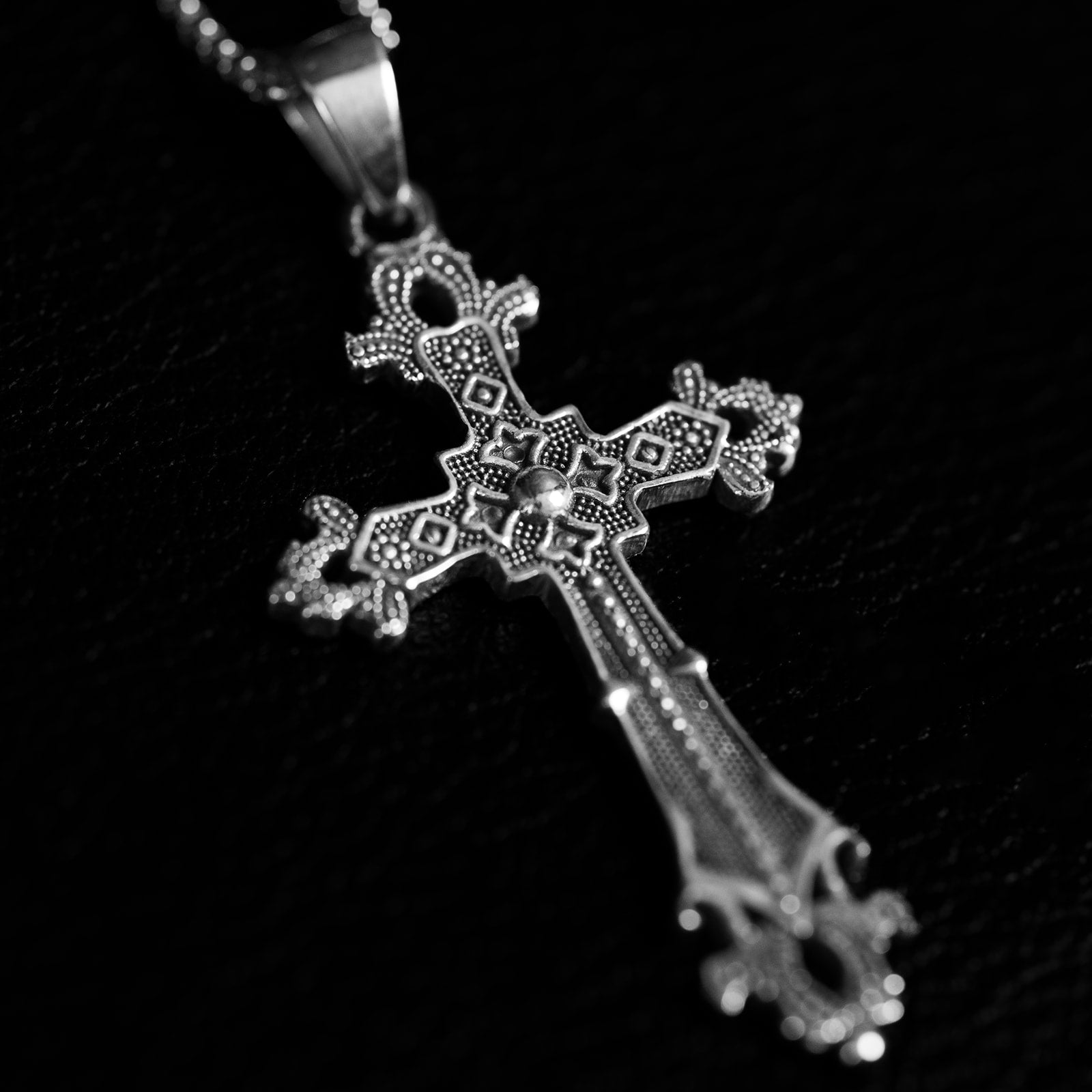 Medieval Cross | Collier pendentif - Argent 925