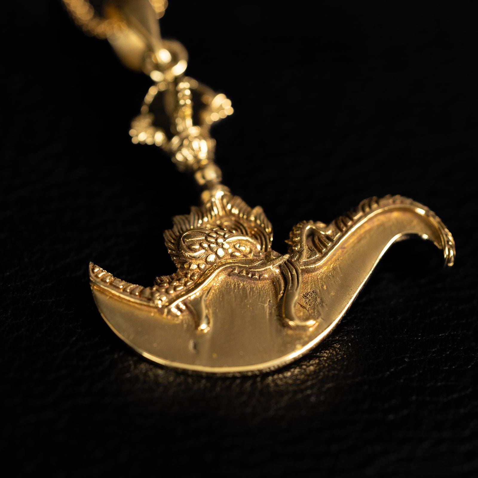 Kartika | Pendant Necklace - Brass