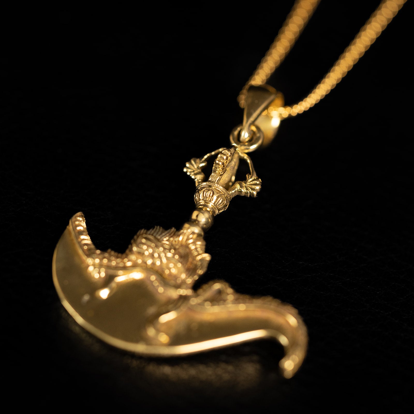 Kartika | Pendant Necklace - Brass
