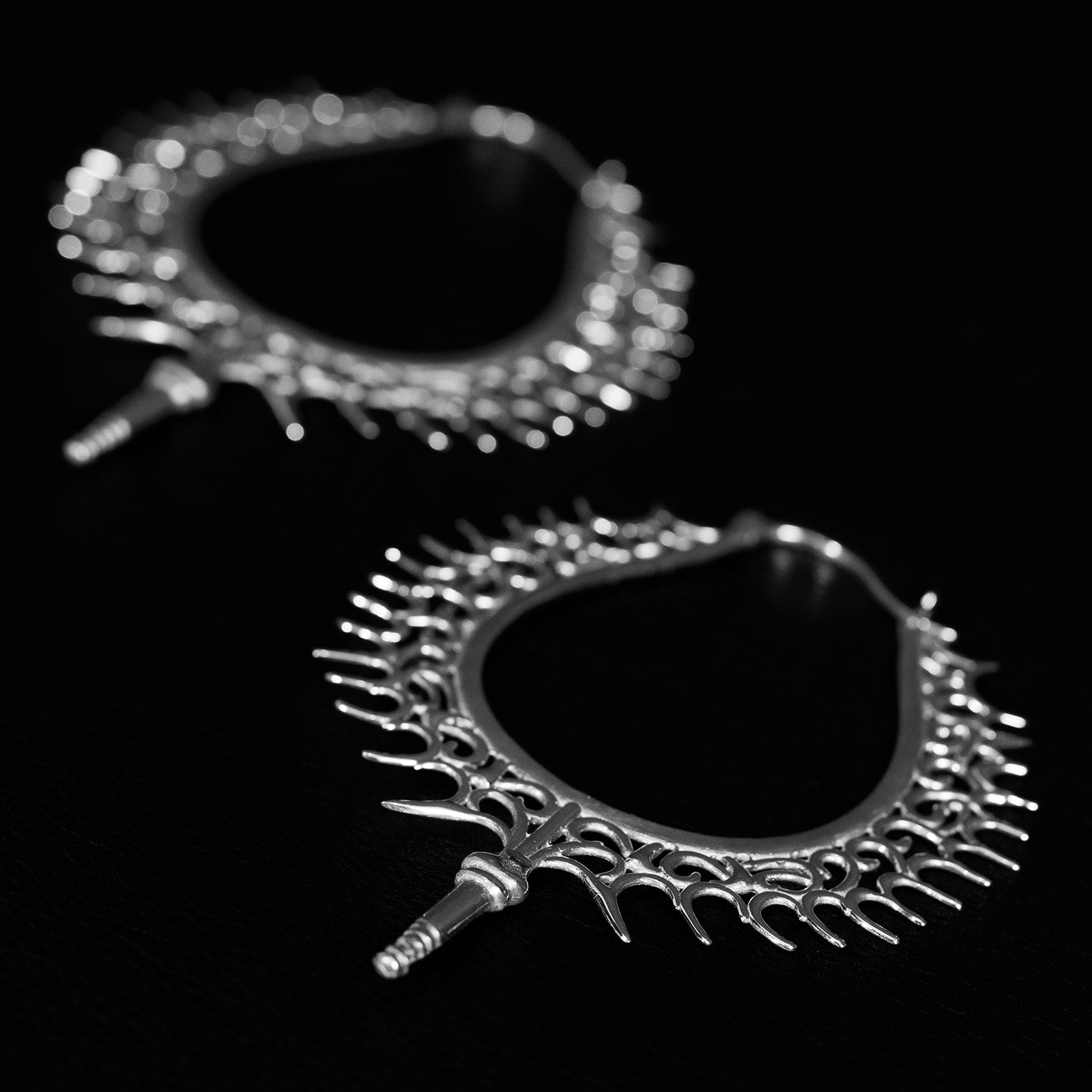 Spiked Relic | Hoop Earrings – 925 Silver