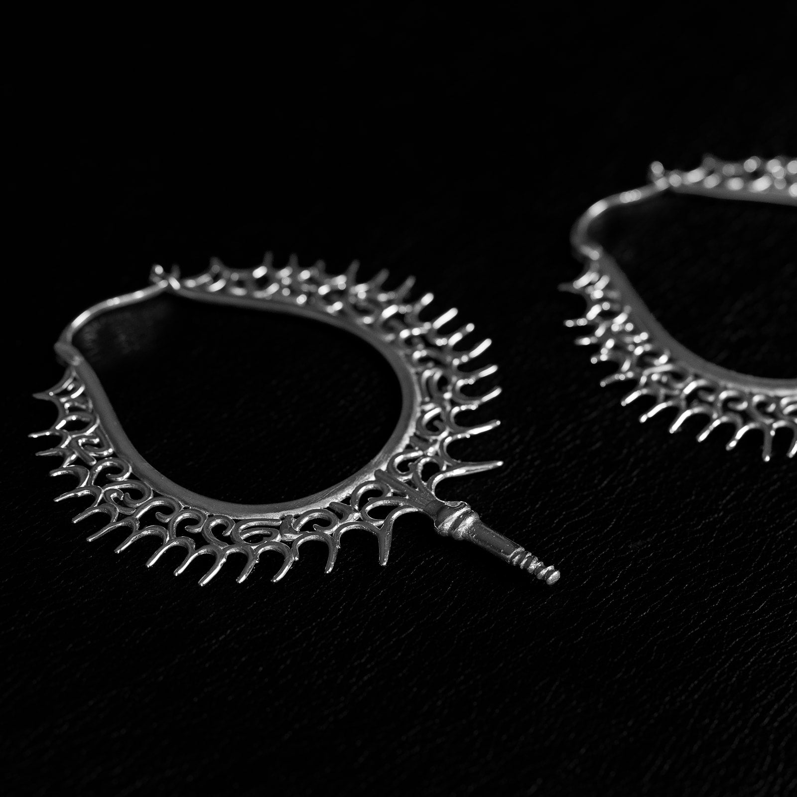Spiked Relic | Hoop Earrings – 925 Silver