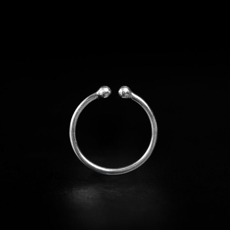 Open Dots | Ring – 925 Silver - NOIR KĀLA