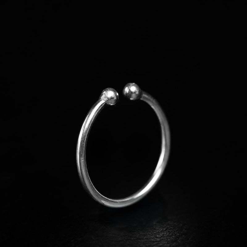 Open Dots | Ring – 925 Silver - NOIR KĀLA