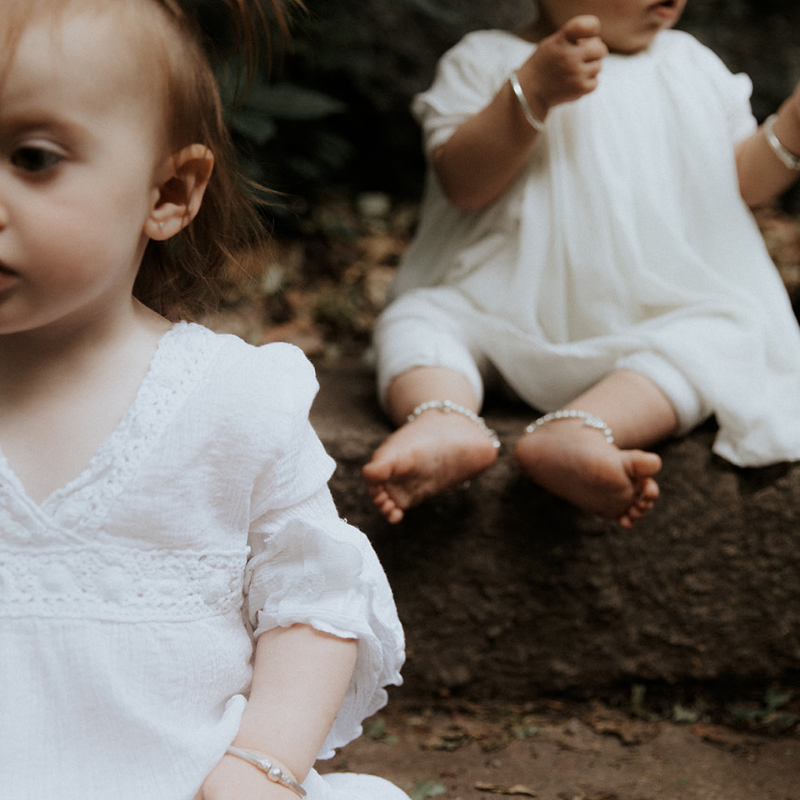 Birth | Bracelet de cheville - NOIR KĀLA