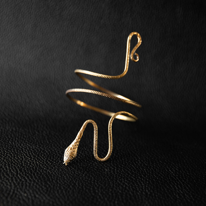 Serpent Armor | Bracelet haut - Laiton